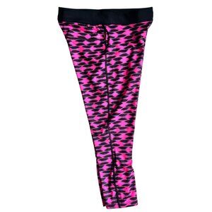 Nike Womens Dri-Fit Pink & Black Printed Leggings S